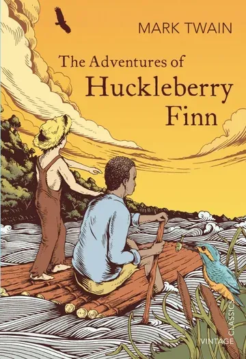 Cover of Adventures of Huckleberry Finn by Mark Twain