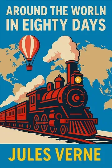 Cover of Around The World In Eighty Days by Jules Verne