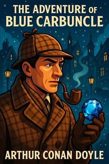 Cover of The Adventure of the Blue Carbuncle by Arthur Conan Doyle