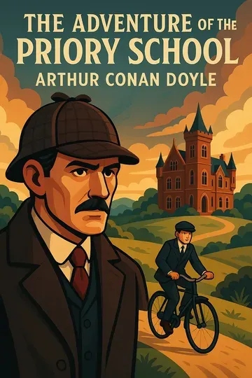 Cover of The Adventure of the Priory School by Arthur Conan Doyle