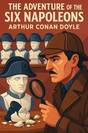 Cover of The Adventure of the Six Napoleons by Arthur Conan Doyle