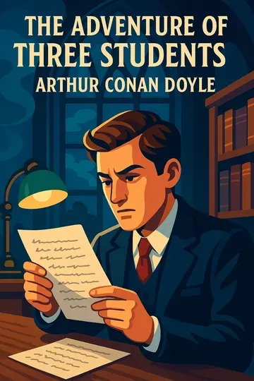 Cover of The Adventure of the Three Students by Arthur Conan Doyle