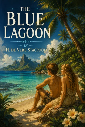 The Blue Lagoon by H. De Vere Stacpoole – LitArchive Cover of The Blue Lagoon by H. De Vere Stacpoole