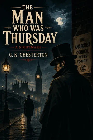 The Man Who Was Thursday: A Nightmare by G. K. Chesterton – LitArchive Cover of The Man Who Was Thursday: A Nightmare by G. K. Chesterton