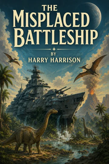 Cover of The Misplaced Battleship by Harry Harrison