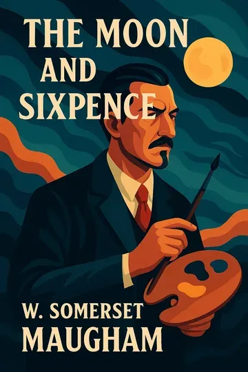 Cover of The Moon and Sixpence by W. Somerset Maugham